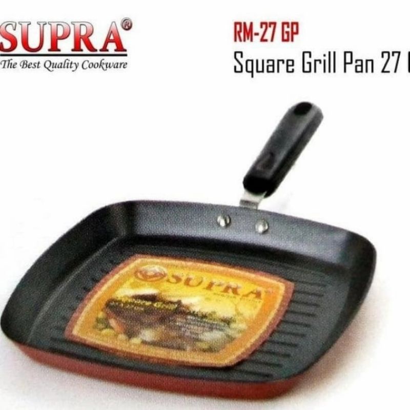 Supra Square Grill Pan Alat Panggang Kotak Griller Frying Pan