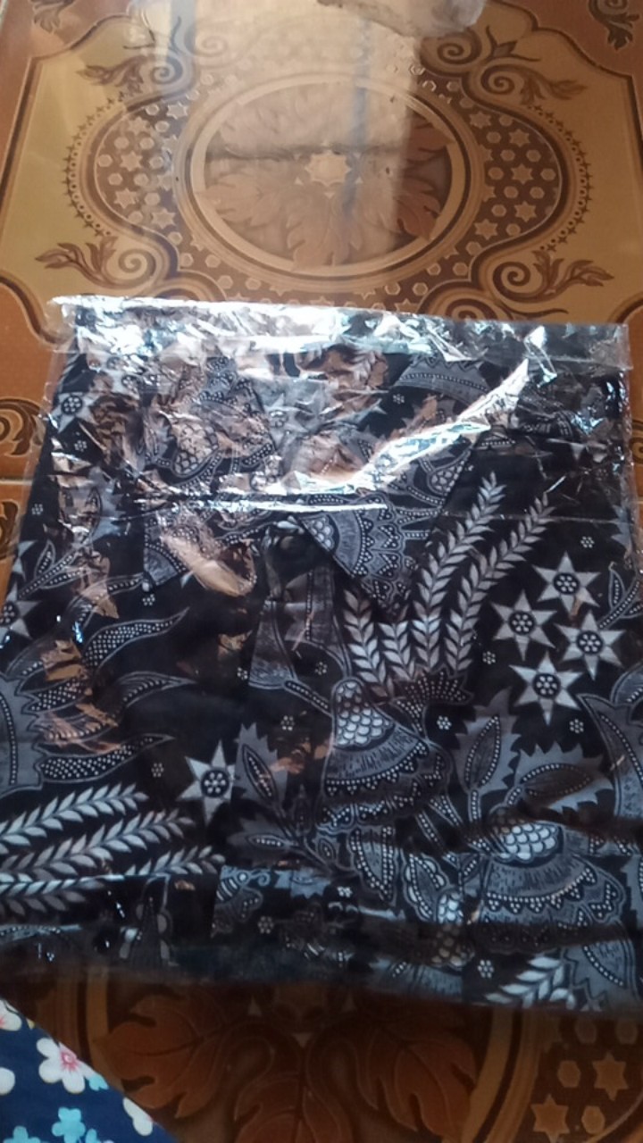 Bswart Batik Hrb026 Kenongo Hem Pendek Padi Pekalongan M L Xl Batik Pria Murah Modern Grosir Eceran