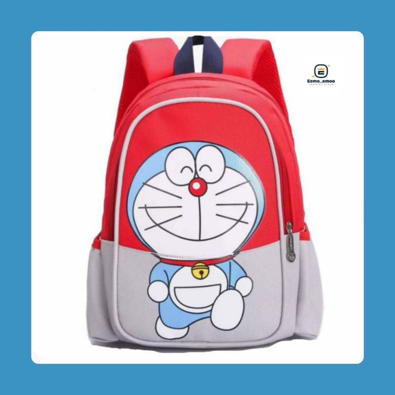 DORAEMON TAS RANSEL SEKOLAH ANAK UNTUK ANAK PAUD/TK/SD RANSEL JALAN JALAN EMOEMO