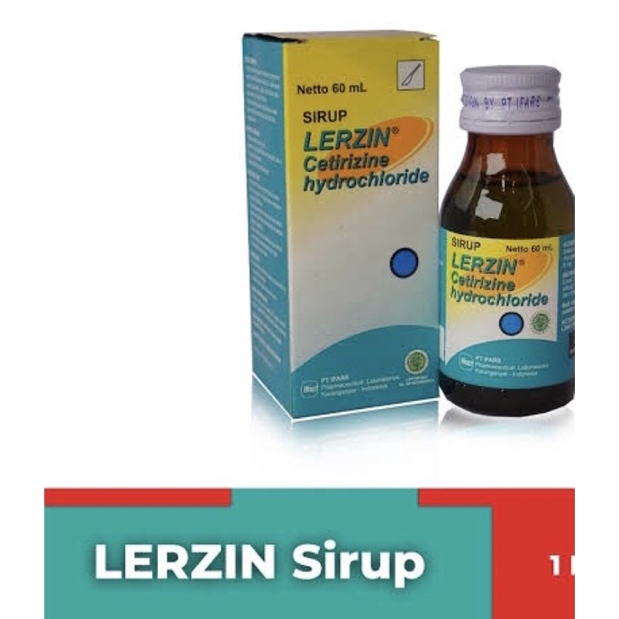 Lerzin Sirup Syrup Obat Alergi Termurah