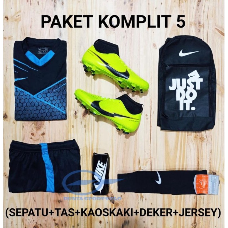 SEPATU BOLA NIKE CR7 PAKET HEMAT 5 DAN BAJU-2