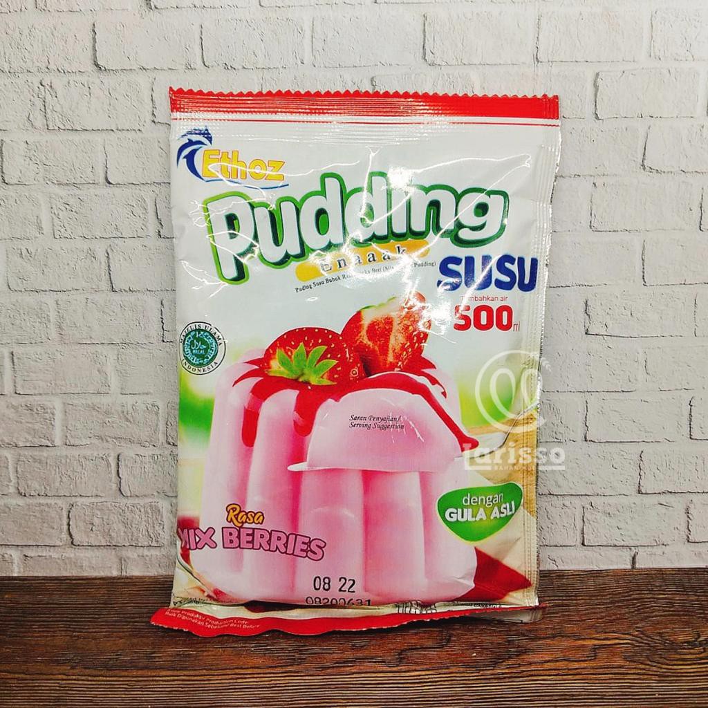 

ETHOZ PUDDING ENAK SUSU RASA MIX BERRIES 100GR