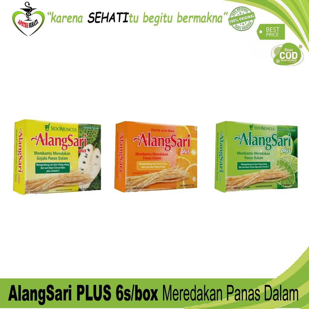 

Alangsari All Varian Sidomuncul Alang Sari Plus 6sachet Obat Sariawan Panas Dalam
