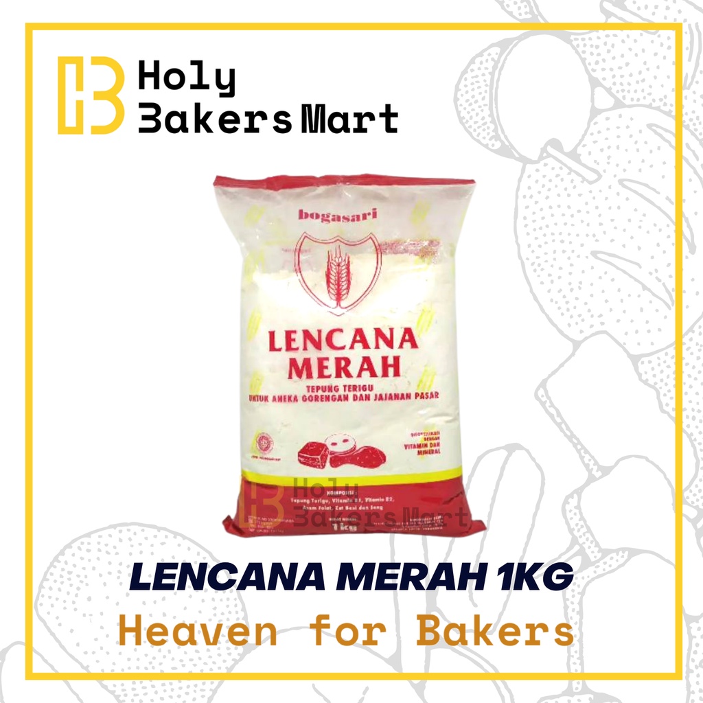 

Terigu Lencana Merah 1KG / Tepung Lencana Merah 1KG / Lencana Merah 1KG