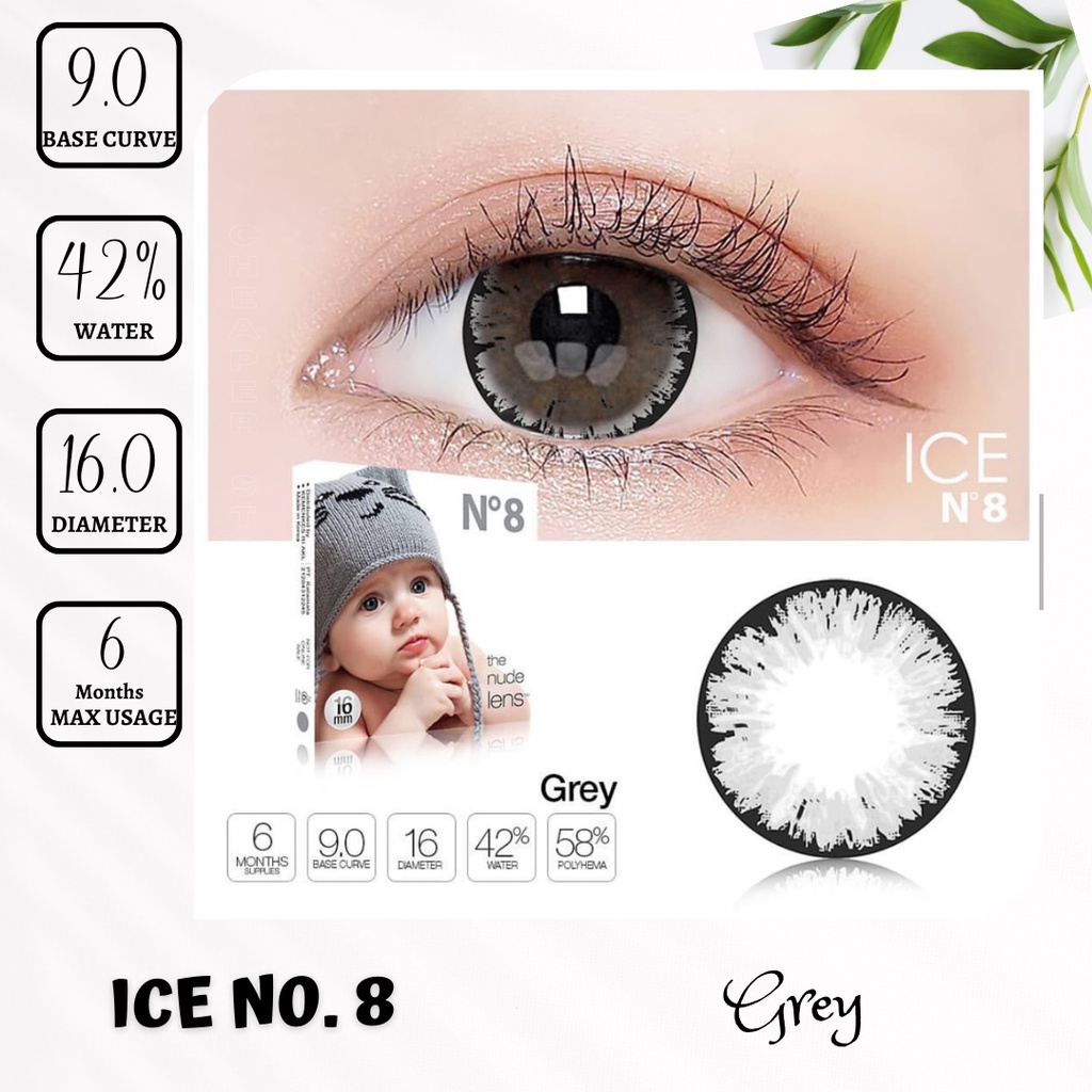 SOFTLENS ICE NO. 8 BABY MINUS 4.50 SD 6.00