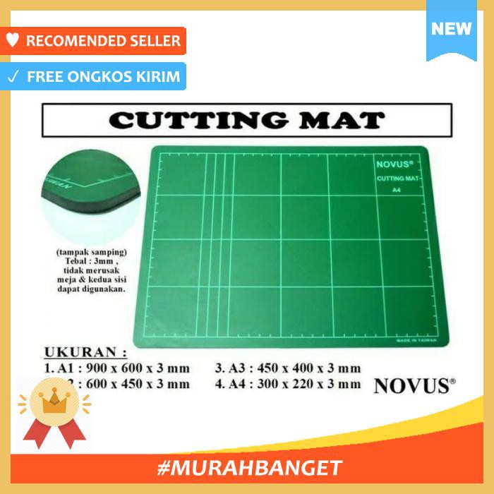 

Cutting Mat - Novus A4 - Alat Pemotong Kertas