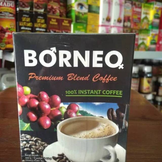 

Kopi BORNEO premium Blend Coffee Stamina Pria kuat