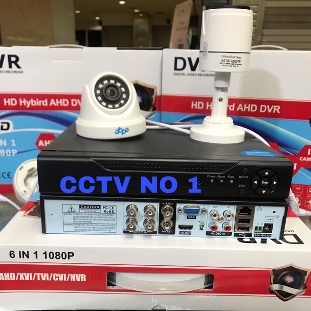 PAKET CCTV EDGE 4CH 2 KAMERA 2MP 1080P
