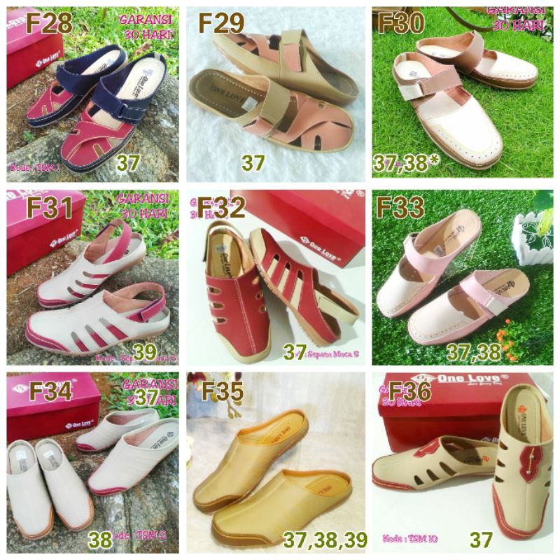 One Love Sepatu Flat Tutong Cewek Original Terbaru Ready Sumut Medan