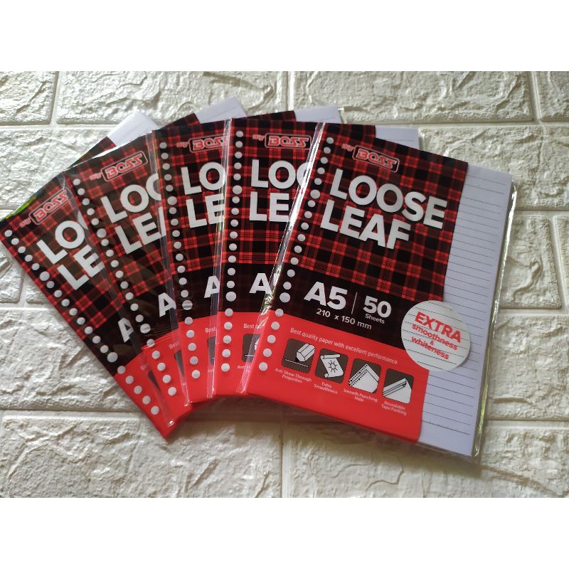 

LOOSE LEAF KERTAS FILE BIG BOSS A5 ISI 50 LEMBAR