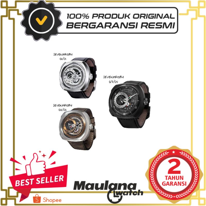 JAM TANGAN PRIA WANITA | RANTAI | KULIT | KARET | MURAH | - pria sevenfriday Q series automatic miyo