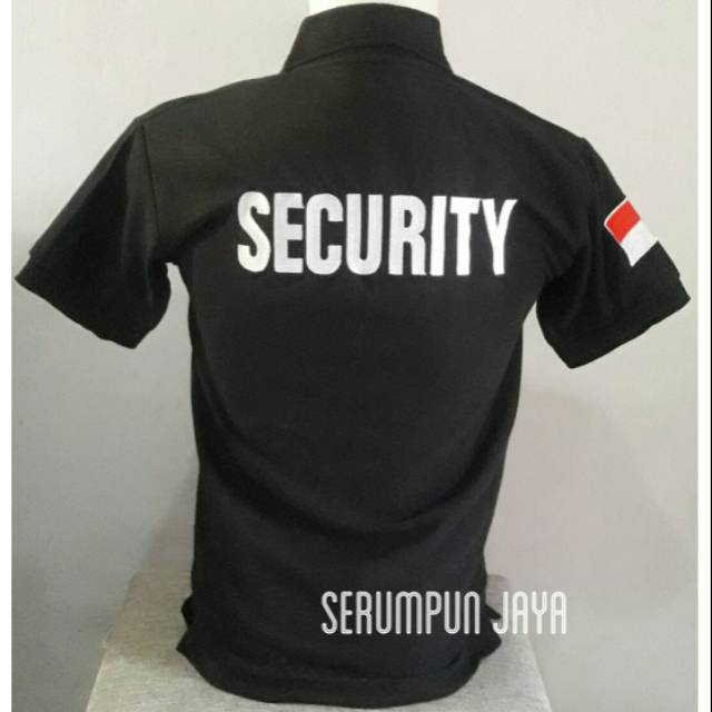 KAOS SECURITY TURN BACK CRIME - KAOS TBC SECURITY - KAOS KERAH TBC SECURITY LOGO PUTIH FULL BORDIR