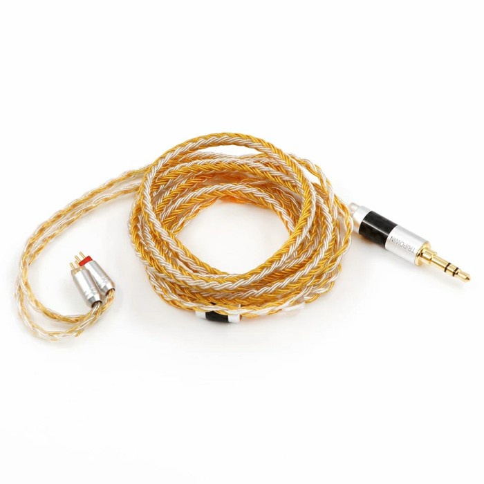 TRIPOWIN ZONIE 16 Core Silver Plated Copper Upgrade Cable Kabel IEM