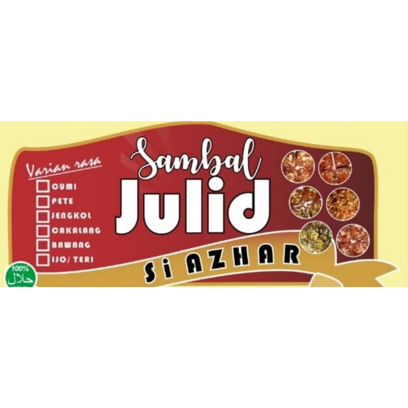 

SAMBAL JULID SI AZHAR