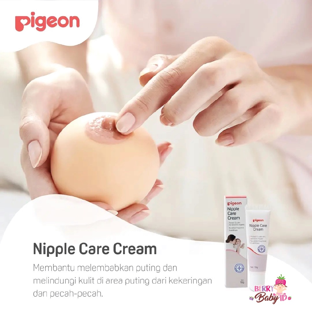 Pigeon Nipple Care Cream Lanolin Krim Puting Ibu Menyusui 10 Gram Berry Mart