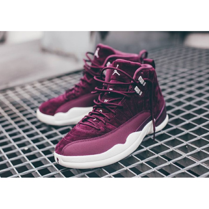 Paling Laris Nike Air Jordan Retro 12 Bordeaux Premium Original/sepatu jordan