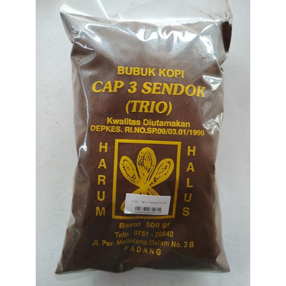 

Kopi Trio Cap 3 Sendok 500 gram - Asli Padang