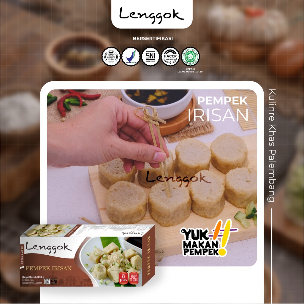 

Pempek Lenggok Irisan KOTAK