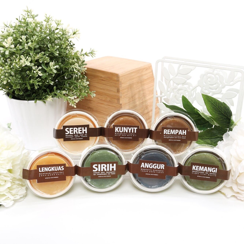 Sabun Herbal SEREH Aduzze Anti Gatal Nyamuk Menghilangkan Pegal Capek - Original isi 50 Gram Sabun Wajah Badan - 100% ALAMI - BPOM