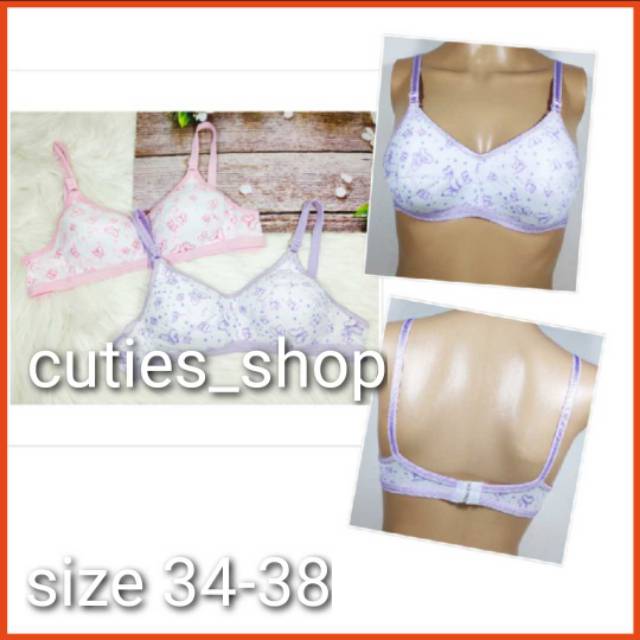 PRETTY Bra Pelajar - non busa- sz 32-36