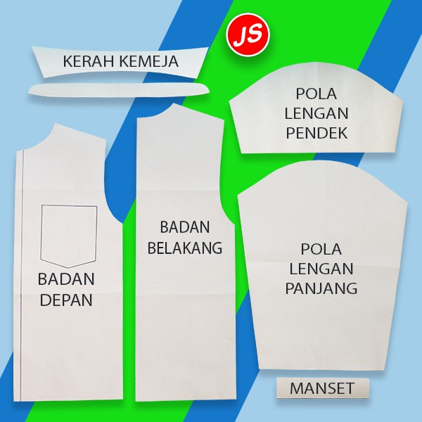 Pola Instan Seragam Smp Pola Baju Jamblang Studio Shopee Indonesia