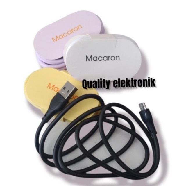 KABEL FAST CHARGER KABEL CAS MICRO HP ANDROID 1 METER MACARON