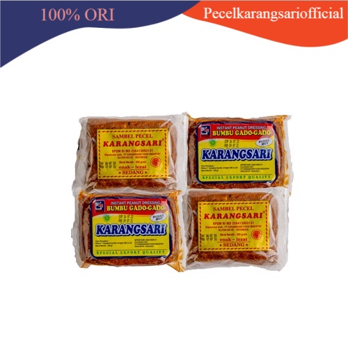 

Karangsari- Mixed 2 Bumbu Pecel Sedang, 2 Bumbu Gado-gado Pedas