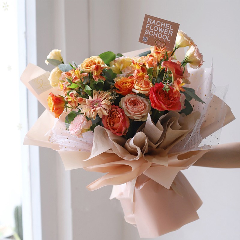 

KB01 FLOWER WRAPPING FULL COLOR OPP BOLD & TRANSPARENT (ECER) KERTAS BUKET BUNGA WATERPROOF