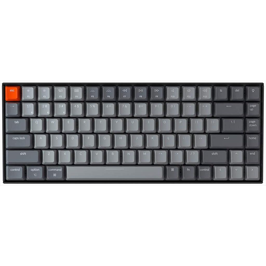 Keychron K2 Wireless Mechanical Keyboard - 75% Form Factor, RGB Backlighting, Gateron Switches