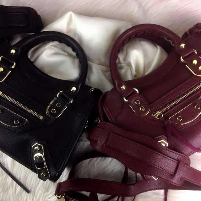 BALENCIAGA City Metallic Edge Leather Small Bag SS18 BL001