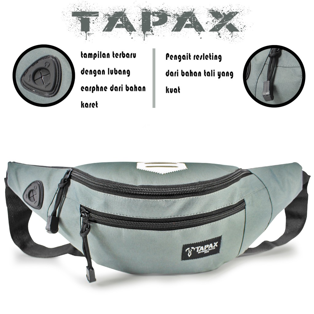 Tas Selempang Waistbag Oval Tapax Original.