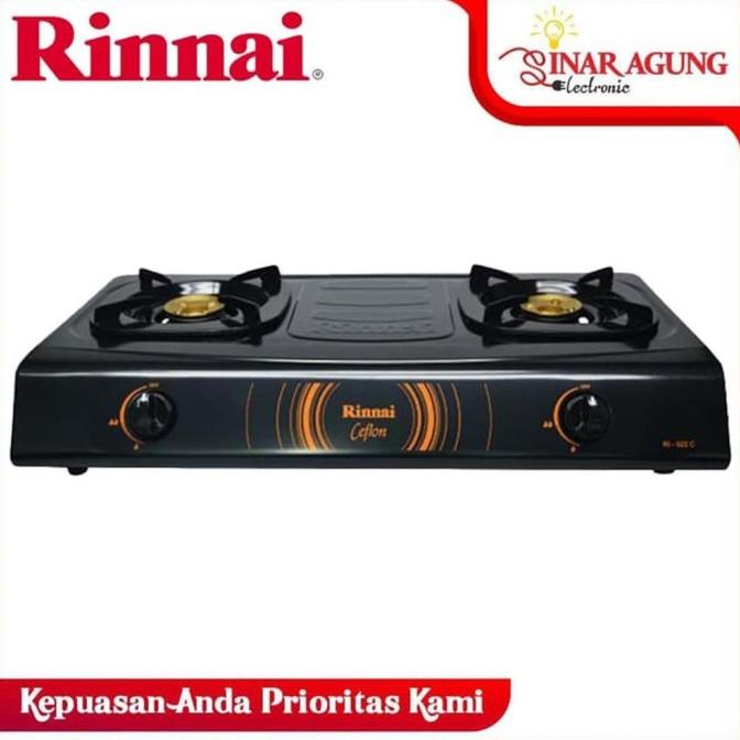 Kompor Gas Rinnai RI-522C [2 Tungku]