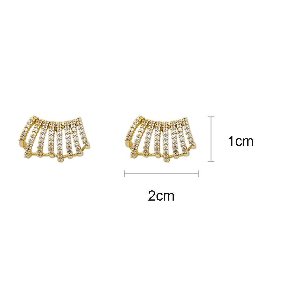 Mxbeauty Anting Wanita Manis Vintage Pesta Gadis Hadiah Paduan Temperamen Huruf C Earrings