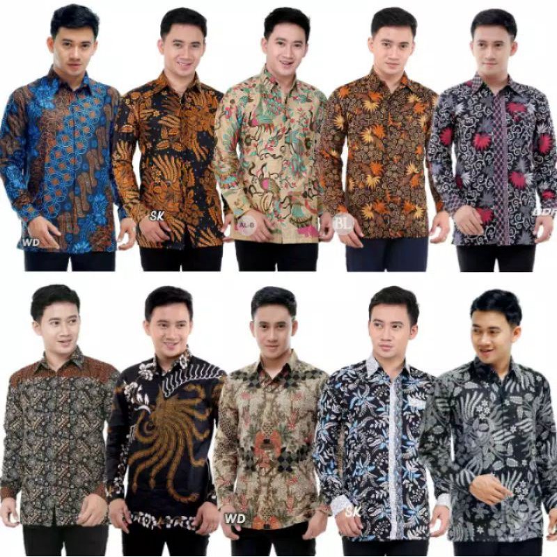 BATIK TRUSMI BT91 KEMEJA PRIA LENGAN PANJANG