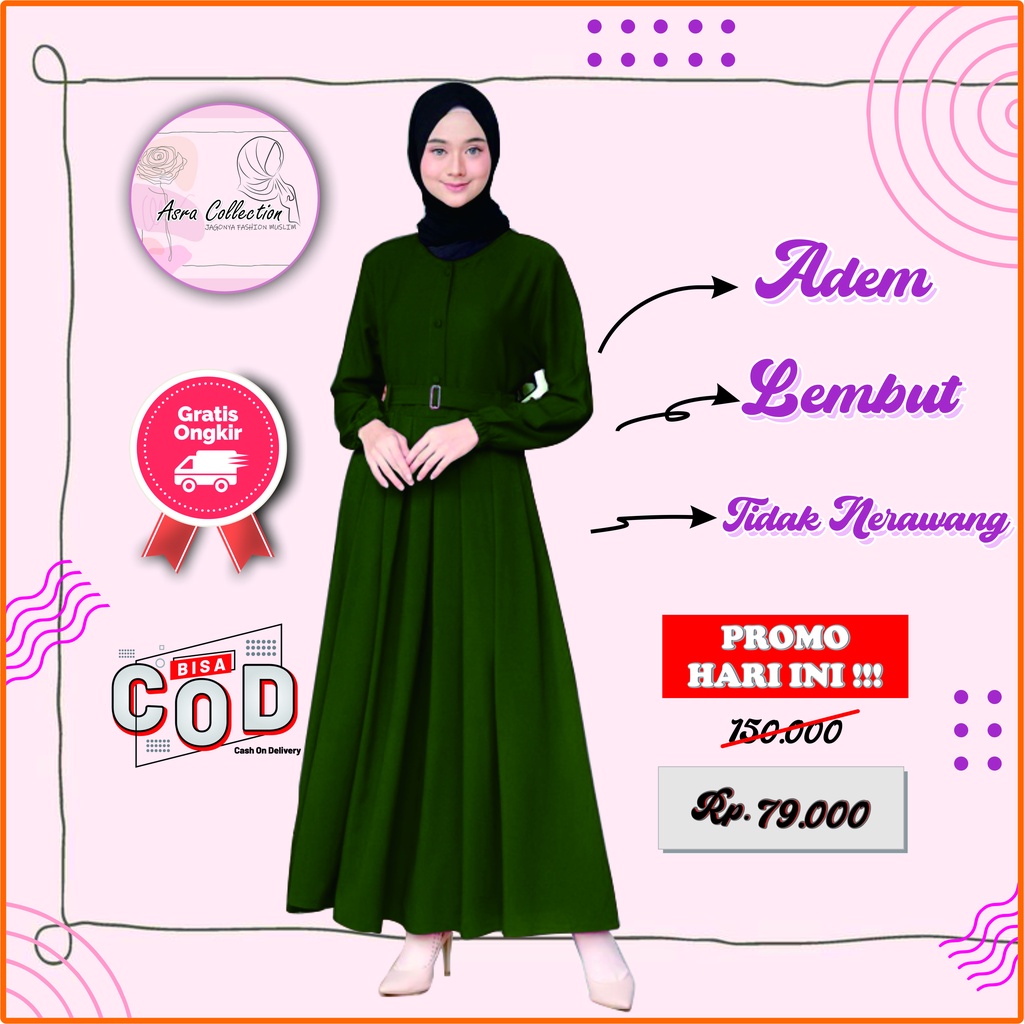 Gamis Terbaru 2022 Remaja Kekinian Brukat Elegan Pesta Mewah Kekinian Premium Jumbo Syari Wanita Pol
