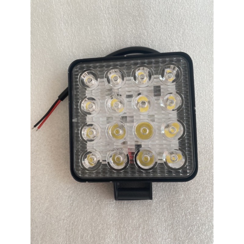 Lampu Tembak 48 watt 16 led 12-24 volt Model TIPIS