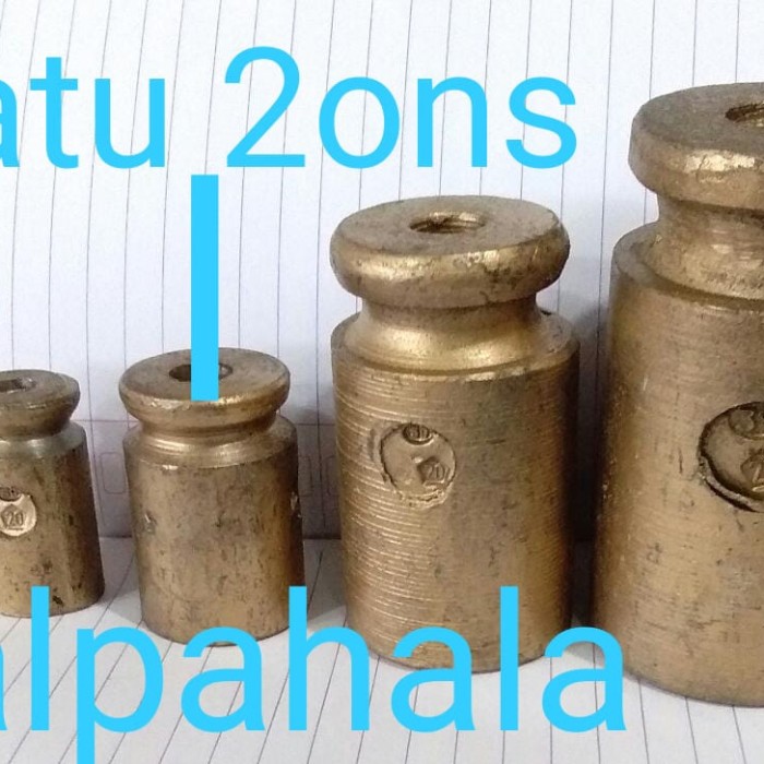 Batu timbangan /bandul/timbel 200gr /timbel 2ons
