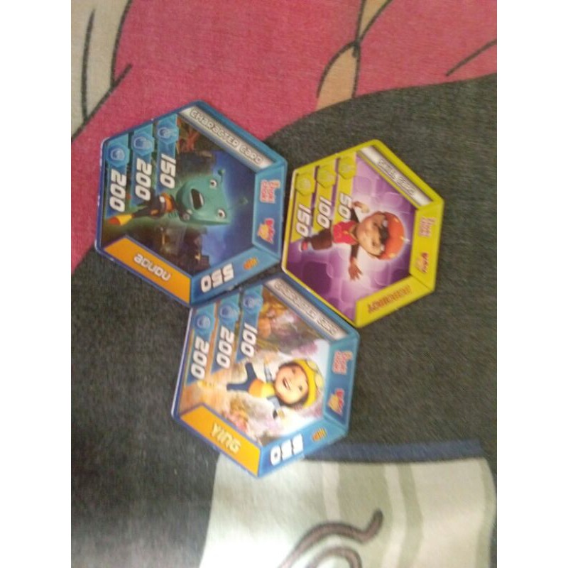 Boboiboy AR Card Choki Choki v2 kartu boboiboy tazos boboiboy
