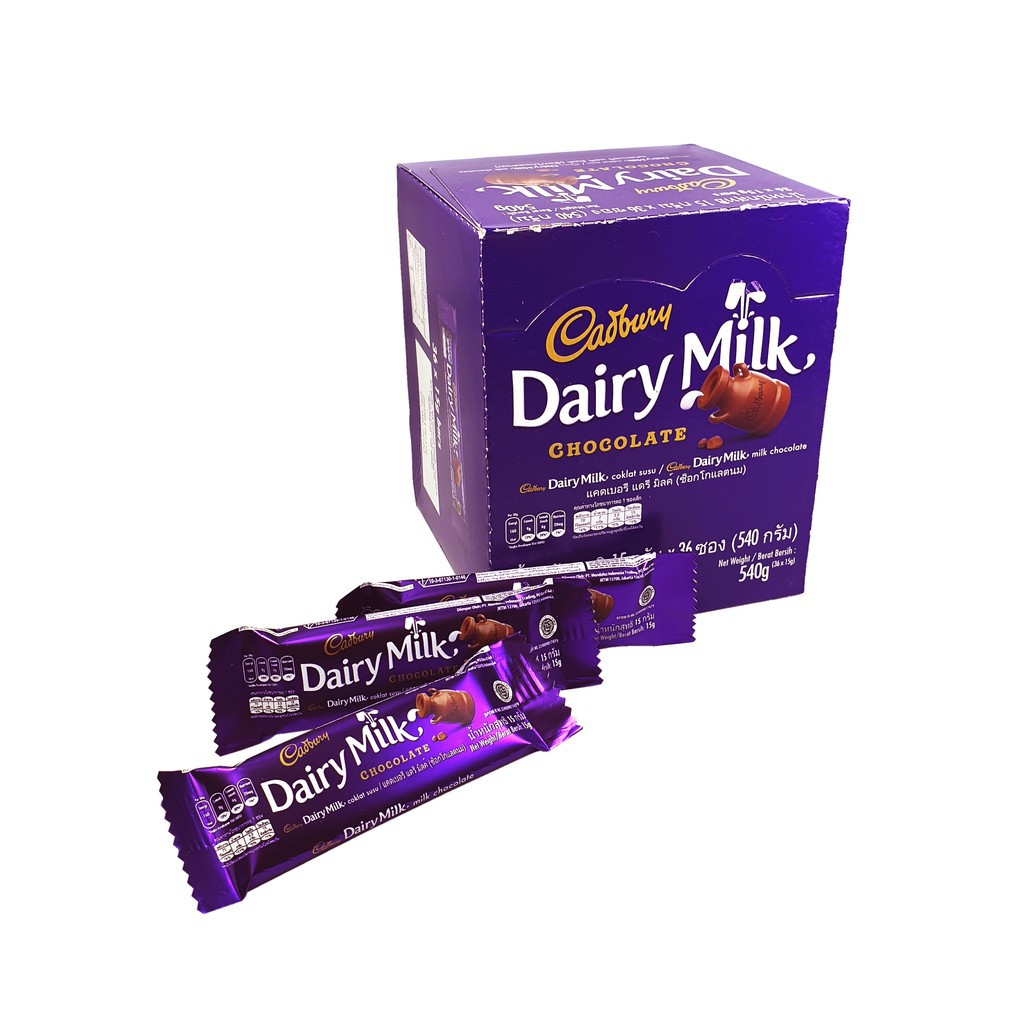 Cemilan Cokelat Cadburry Dairy Milk 15 Gr Ready Stok Shopee Indonesia