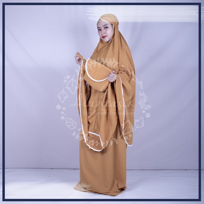 Alantasik - mukena wolfis jumbo lace R.12