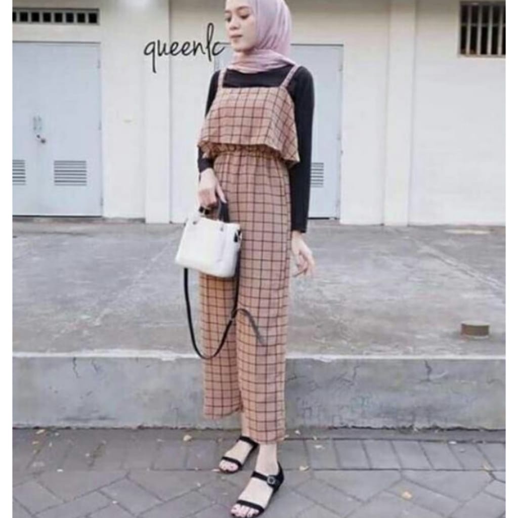 JUMPSUIT KOTAK-KOTAK /JUMPSUIT WANITA SQUARE // TONNI DJAYA