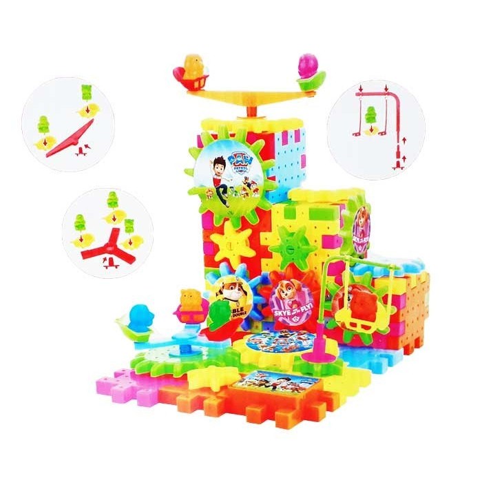 mwn.toys Mainan Build Building Blocks 81 pcs No.598-6