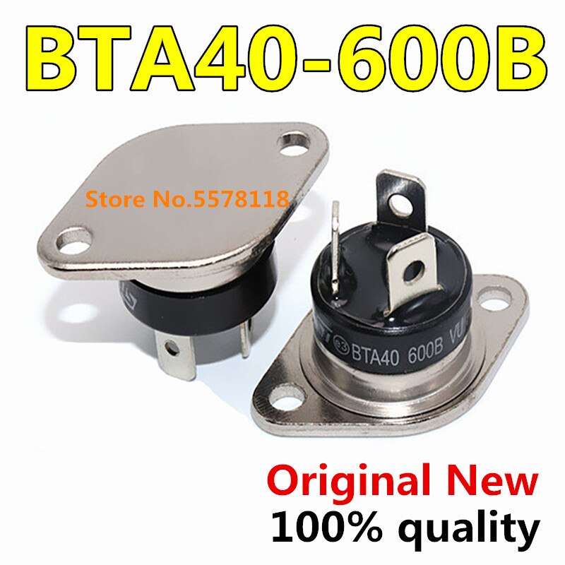(Ready Stock) 1pcs/lot BTA40-600B BTA40 600V RD91 BTA40-600V 40A Triac