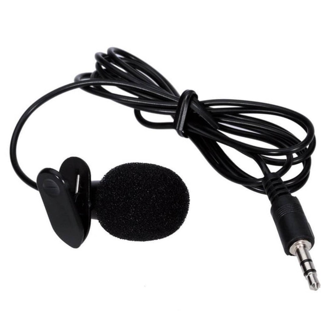 Jual MIC VLOG CLIP ON MICROPHONE MICROFON KLIP SMULE SING VIDEO