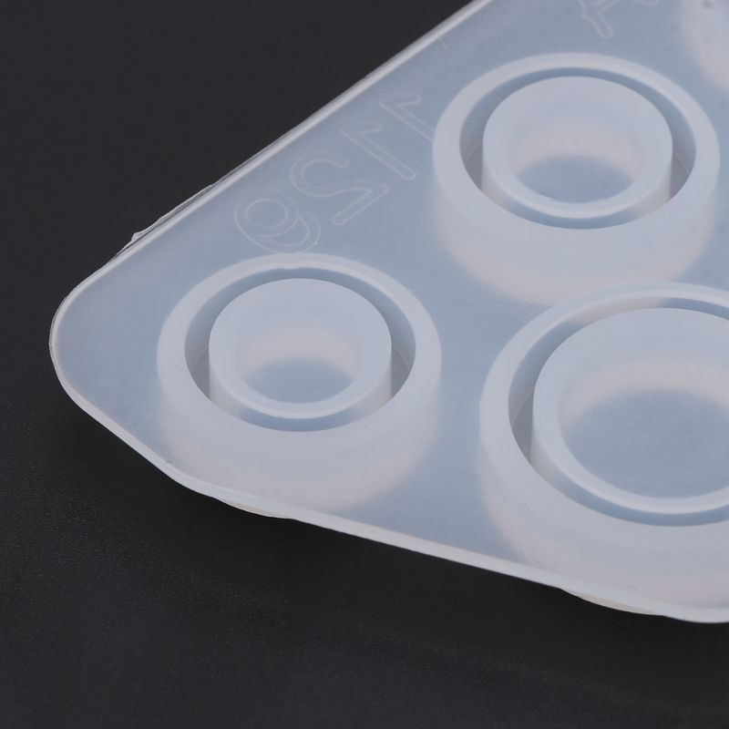 SIY  Flat Rings Mold Collection Handmade DIY Making Ring Jewelry Silicone Mold Crystal Epoxy Mould