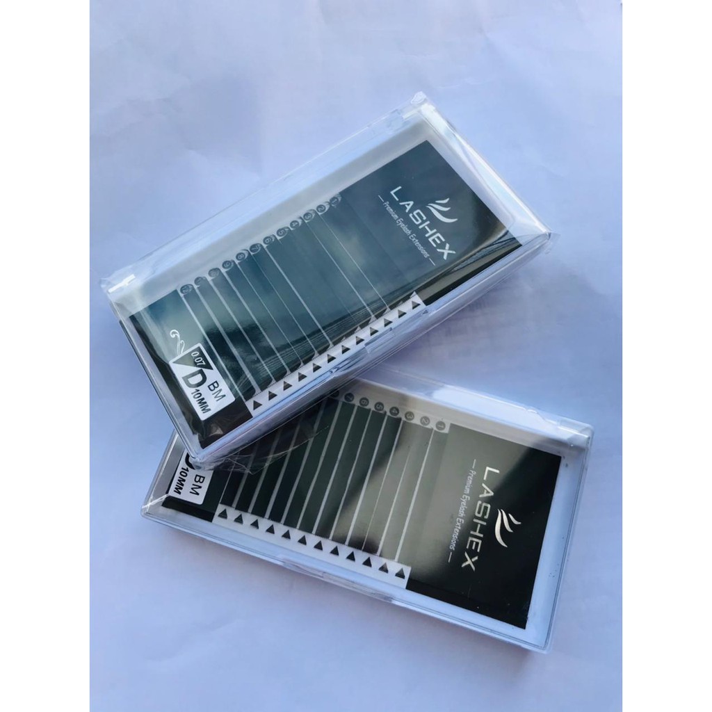 BULUMATA LASHEX BLACK MATTE RUSSIAN VOLUME LASHES MEGA VOLUME EYELASH EXTENSION / LASHEX EYELASH