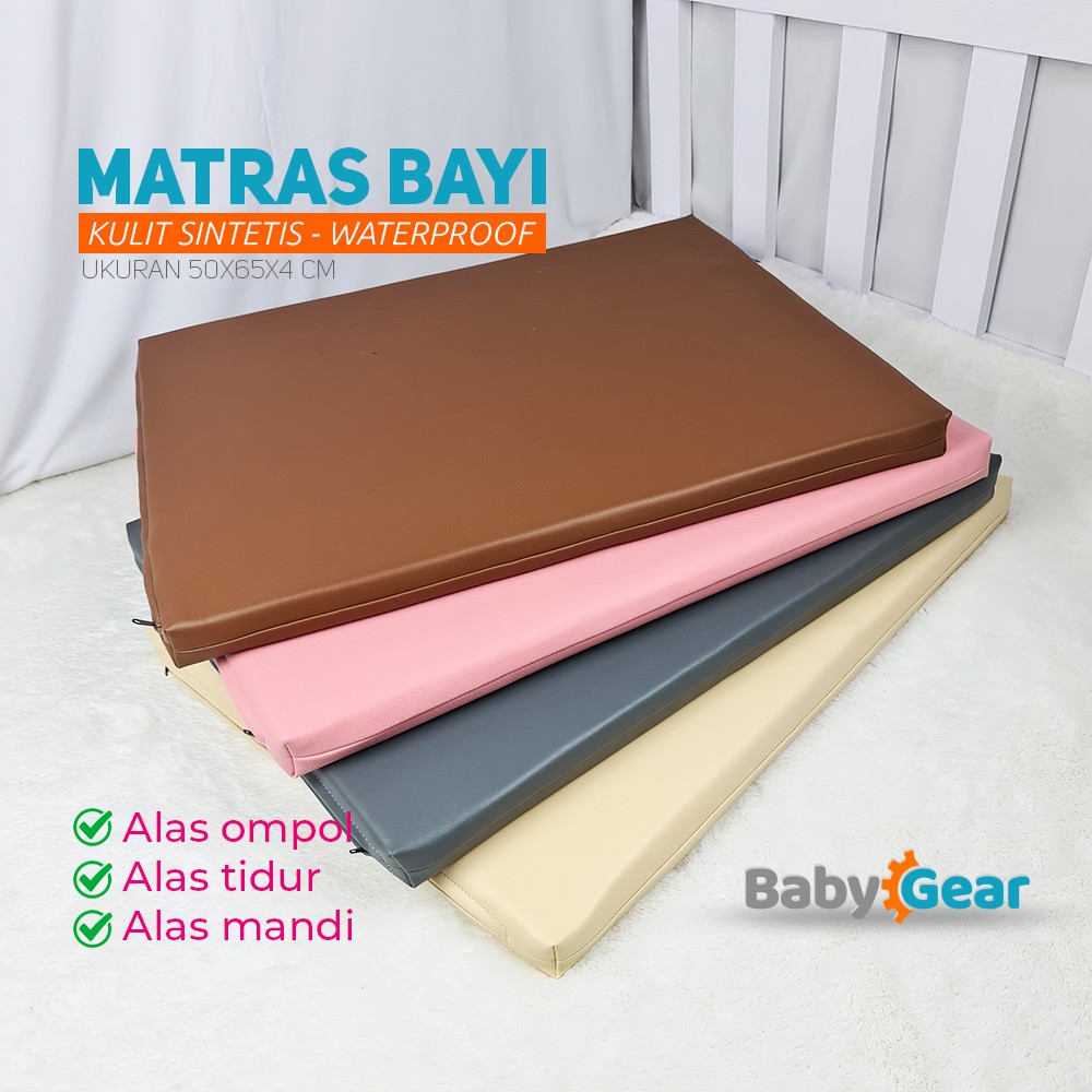 Matras bayi/alas duduk bayi/anti air-kulit sintetis original termurah