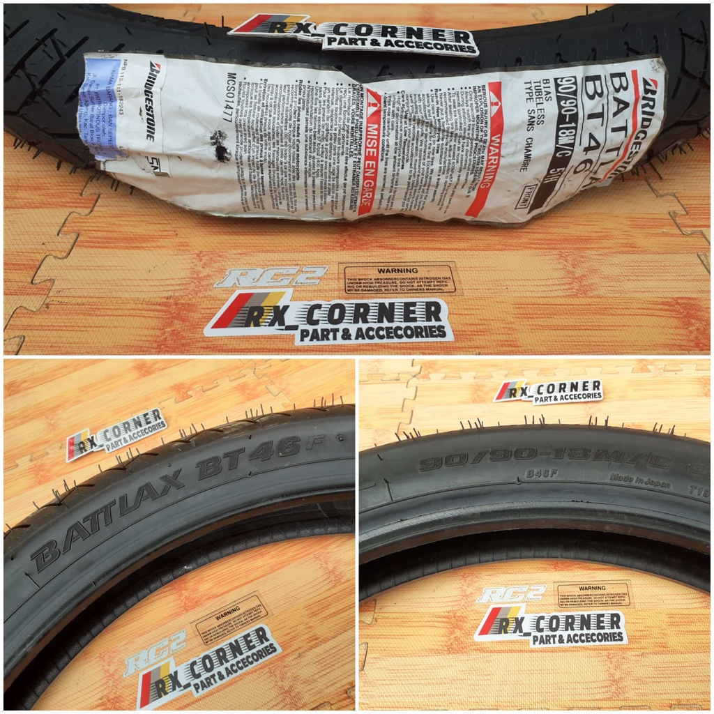 ban battlax bridgestone bt46 ring 18 90 90 (1pcs) Produksi 2024