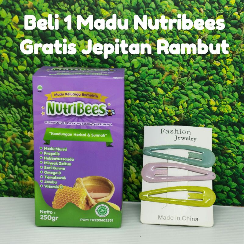 

Madu Nutribees Beli 1 Gratis Jepitan Rambut