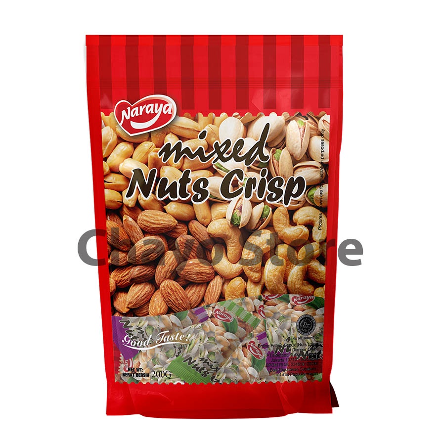 

Naraya Mixed Nuts Crisp 200 gr/ Naraya Ting Ting / Enting Enting Gepuk